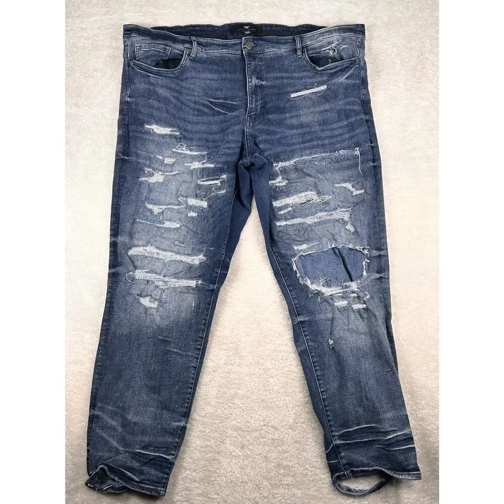Jordan Craig Jeans Mens Legacy Edition AARON Distressed Paint Splatter sz 46/34 - Picture 1 of 9